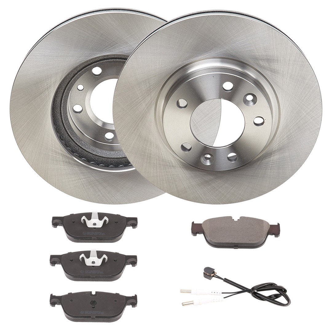 RIDEX 3405B2519: Remschijven en blokken Vooras, Ø: 284mm, interne ventilatie