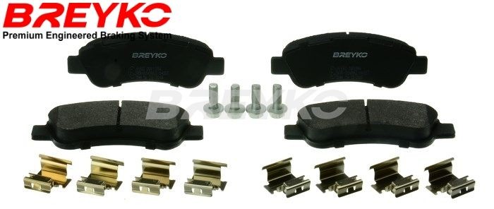 DAVID VASCO Q1682: Remblokken BREYKO PREMIUM Achteras, met afstandsringen, Met toebehoren, Met remzadelschroef