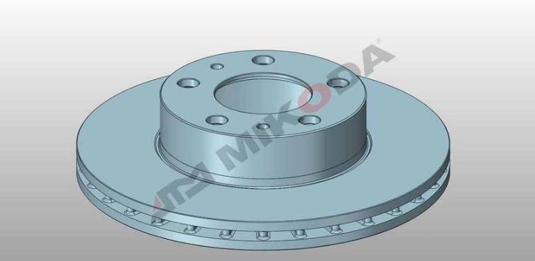 MIKODA 0325: Remschijf Ø: 280,0mm, Geventileerd, Ø: 280,0mm