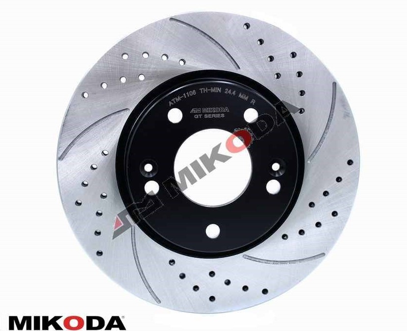 MIKODA 1163S: Remschijf Ø: 280mm, met sleuven/geperforeerd, Ø: 280mm GT