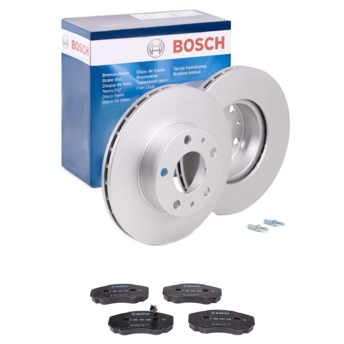 BOSCH BSH3405N0348: Remschijven en blokken Ø: 280mm, Geventileerd, interne ventilatie