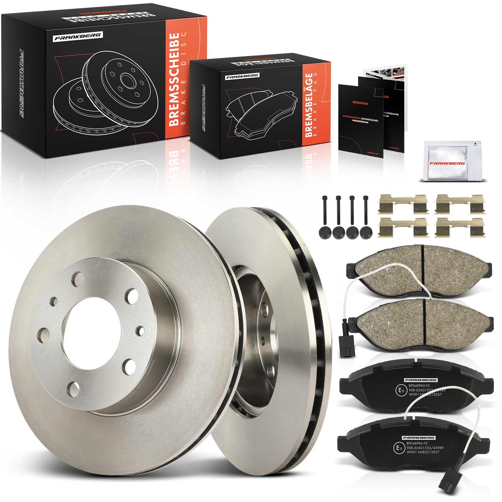 Frankberg 5481FB0029066: Remschijven en blokken Vooras, Ø: 280mm, Geventileerd