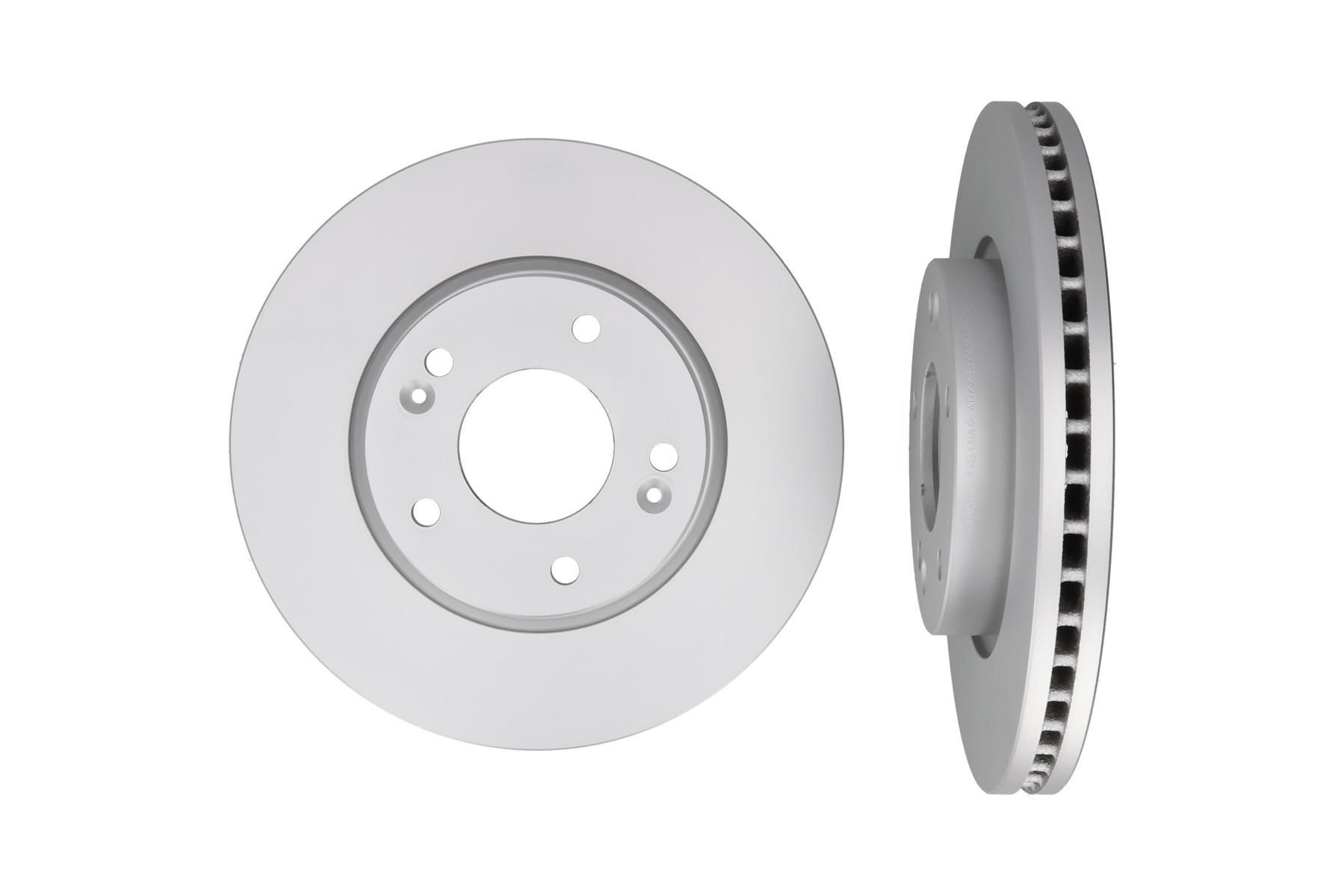 KAMOKA 1031040: Remschijf Vooras, Ø: 280mm, Geventileerd, Ø: 280mm, Gecoat