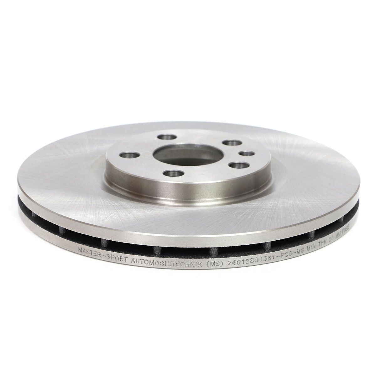 MASTER-SPORT 24012801361-PCS-MS: Remschijf Vooras, Ø: 285mm, Geventileerd, Ø: 285mm