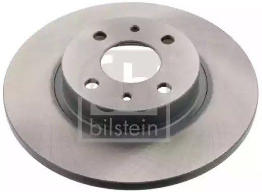 FEBI BILSTEIN 43818: Bremseskive foraksel, Ø: 257mm, fuldstændigt, Ø: 257mm, coatet