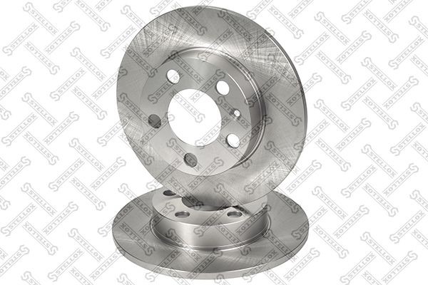 STELLOX 6020-4761-SX Bremsscheibe Hinterachse, Ø: 232mm, voll, Ø: 232mm, mit Schrauben