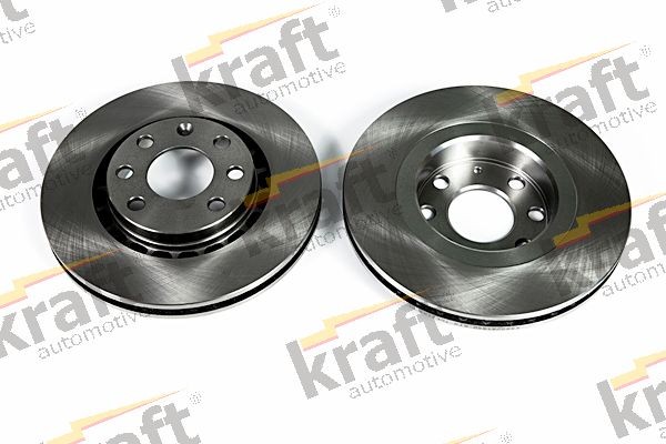 KRAFT 6041540: Bremžu diski Ø: 256mm, ventilējams, Ø: 256mm