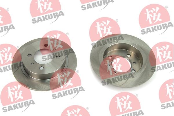 SAKURA 605-10-4010: Bremseskive bagaksel, Ø: 234mm, fuldstændigt, Ø: 234mm