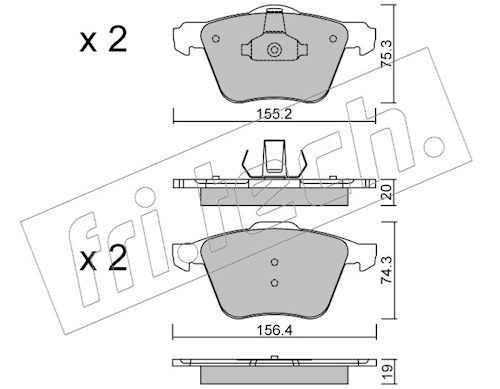 fri.tech. 615.1: Bremseklodser