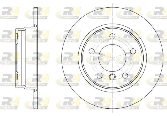 ROADHOUSE 6284.00: Piduriketas Tagasild, Ø: 280mm, täis, Ø: 280mm
