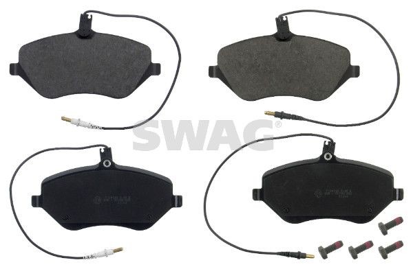 SWAG 64 91 6829: Remblokken Vooras, Met schroeven