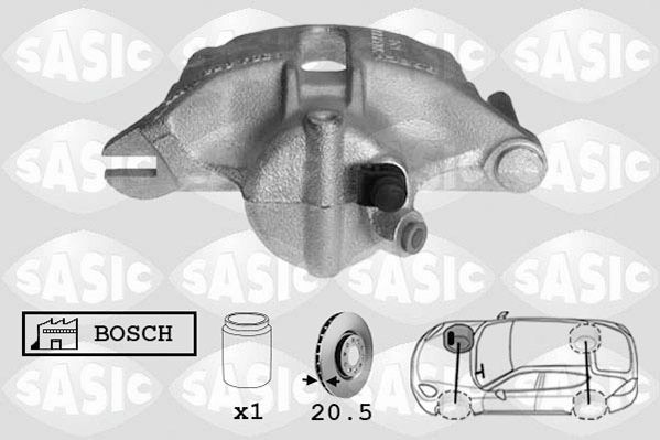 SASIC 6504003: Bremssattel Vorderachse rechts