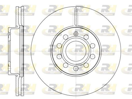 ROADHOUSE 6648.10: Piduriketas Esisild, Ø: 287,8mm, õhutusega, Ø: 288mm