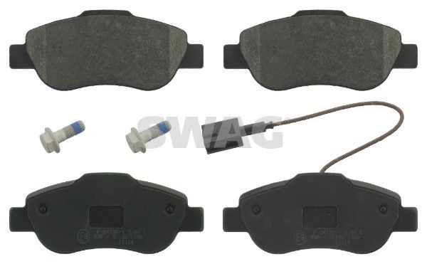 SWAG 70 91 6841: Bremseklodser foraksel, med skruer