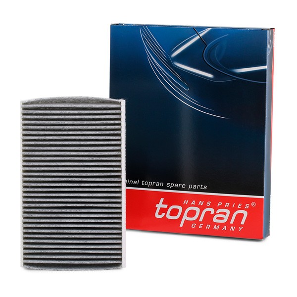 TOPRAN 701 618: Filtro abitacolo Cartuccia filtro, con potere assorbente degli odori, Filtro al carbone attivo