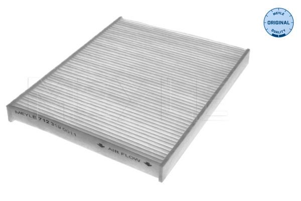 MEYLE 712 319 0011: Filtre d'habitacle Filtre à particules, Cartouche filtrante, filtre à pollen, ORIGINAL Quality