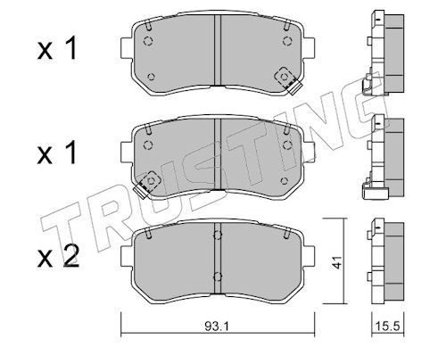 TRUSTING 741.0: Bremžu kluči