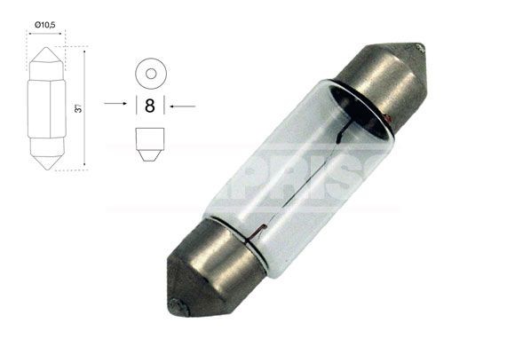 CARPRISS 79780275 Innenraumbeleuchtung-Birne