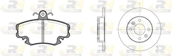 ROADHOUSE 8141.04: Bromssats, skivbroms framaxel, Ø: 238mm, full Dual Kit
