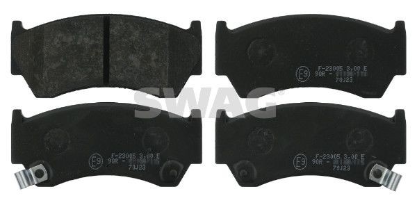 SWAG 82 91 6267: Bremseklodser foraksel