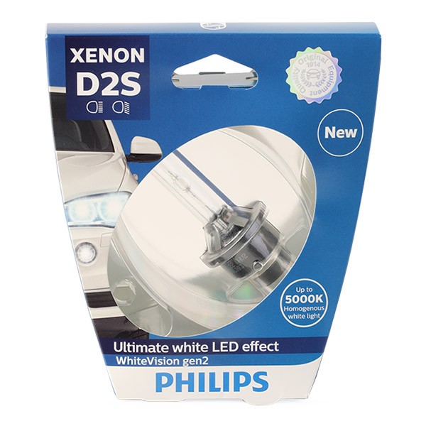 PHILIPS 85122WHV2S1: Xenon-pære Xenon WhiteVision gen2