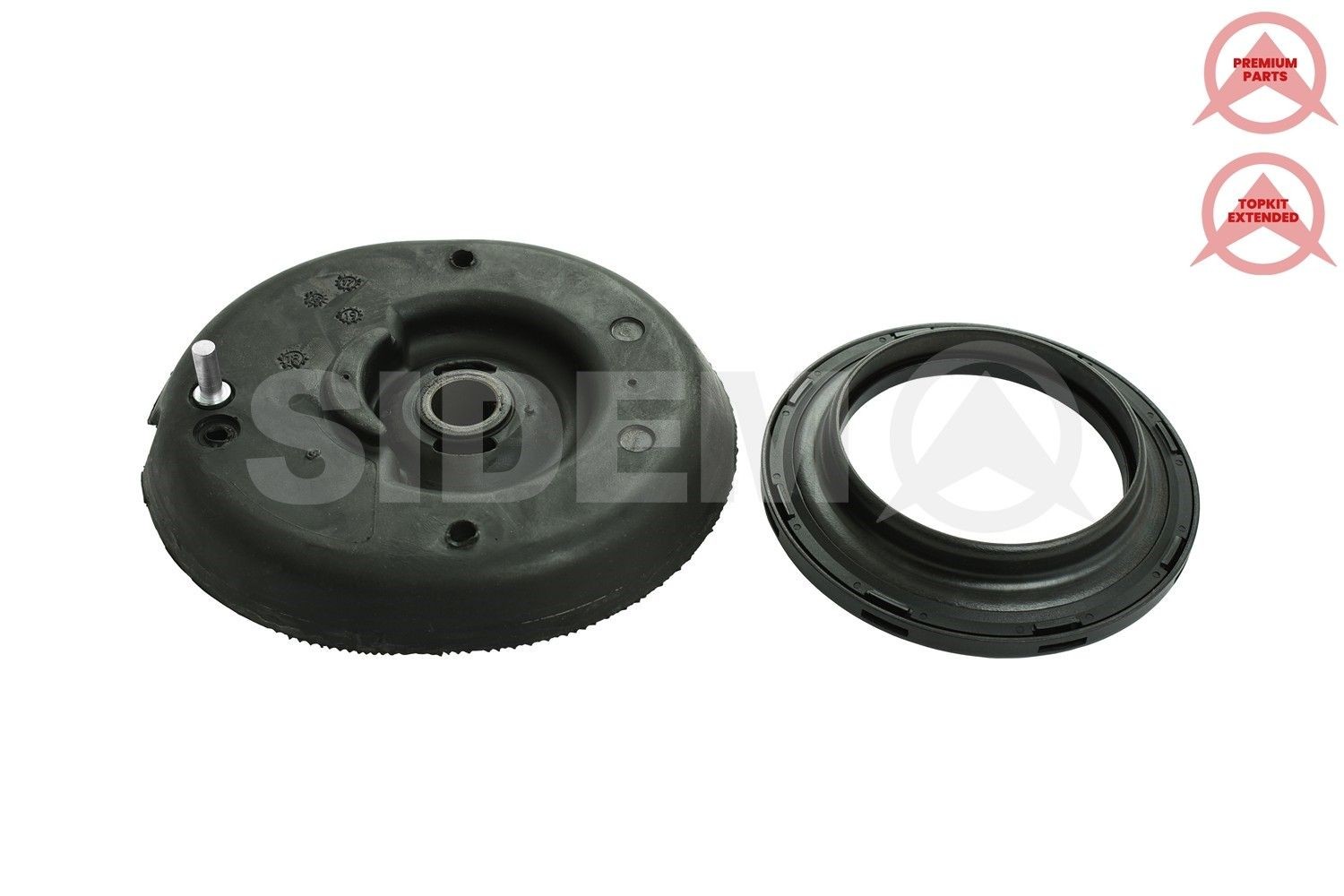 SIDEM 853411 KIT: Reparasjonssett, fjærbeinslager framaksel, 122mm, med festemateriell, med kulelager