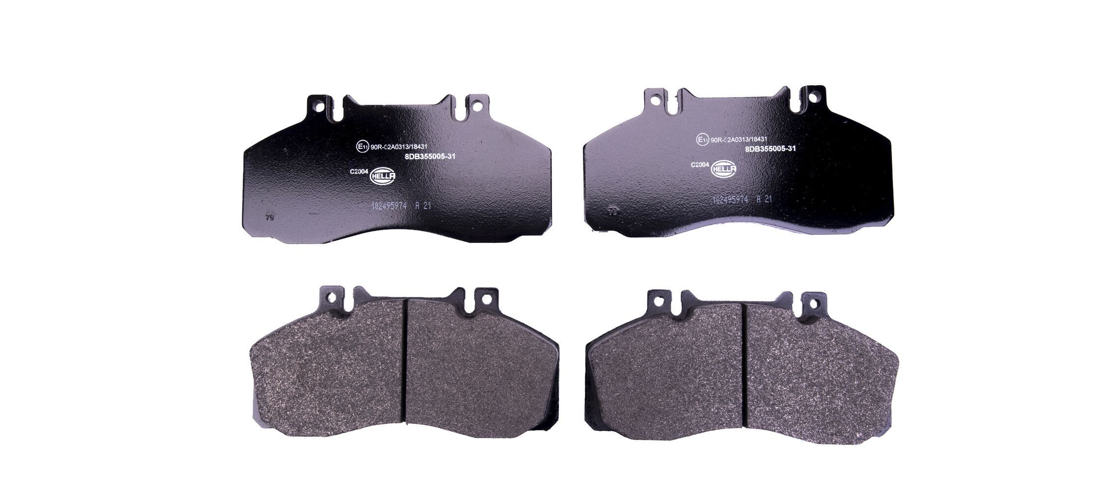 HELLA 8DB 355 005-311: Bremsbeläge