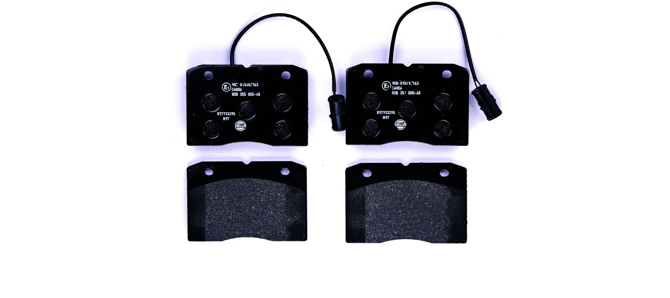 HELLA 8DB 355 005-481: Plăcuțe de frână