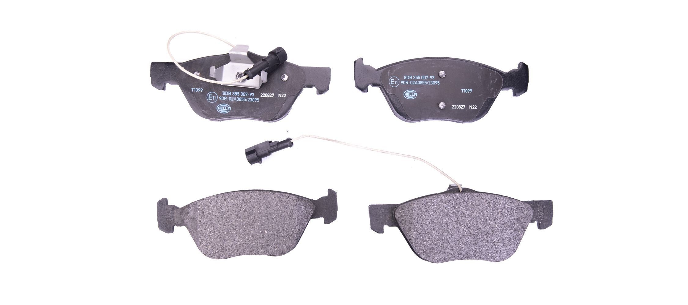 HELLA 8DB 355 007-931: Remblokken