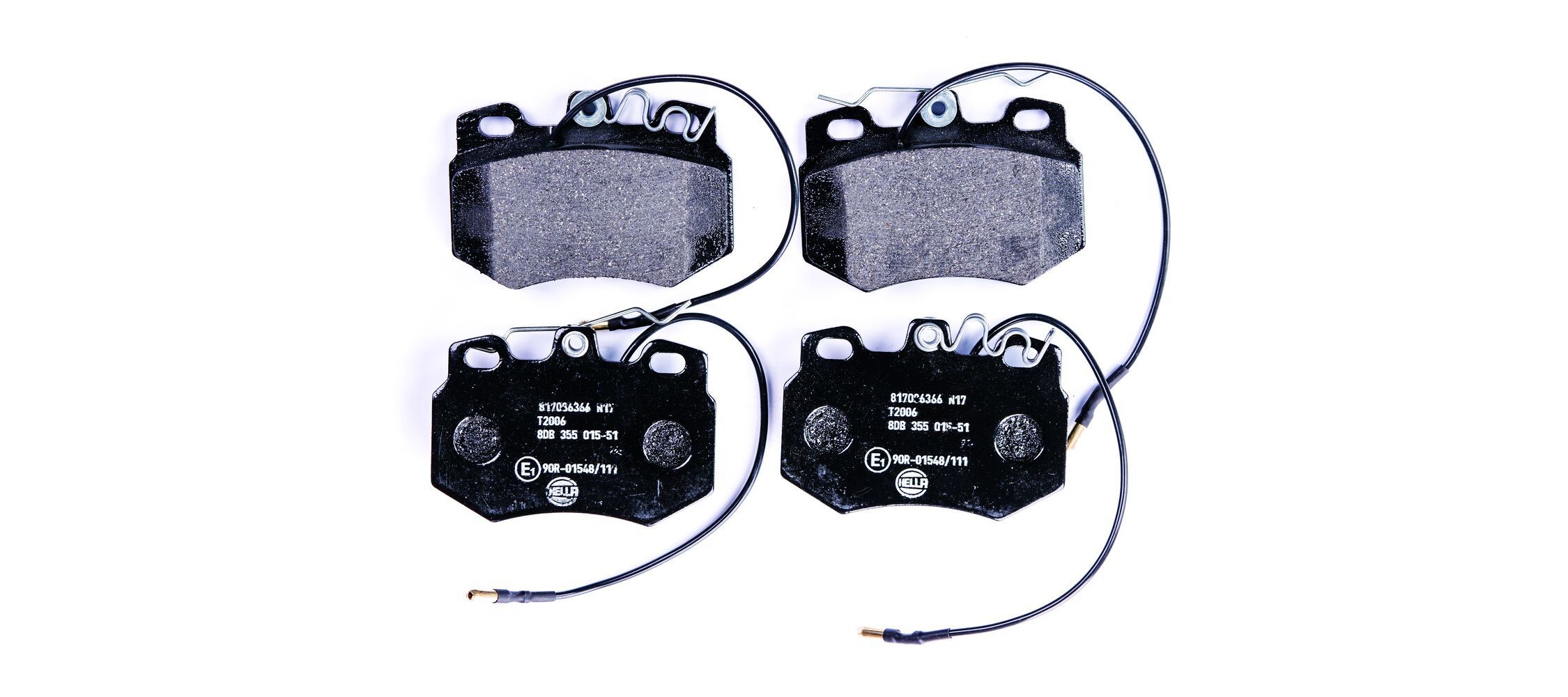 HELLA 8DB 355 015-511: Remblokken