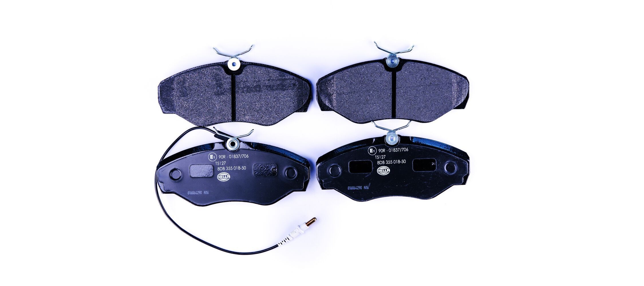 HELLA 8DB 355 018-501: Bromsbelägg