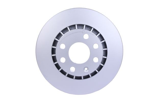 HELLA 8DD 355 101-501: Bremsscheibe Ø: 256mm, außenbelüftet, Ø: 256mm, beschichtet, ohne Radnabe, ohne Radbefestigungsbolzen PRO