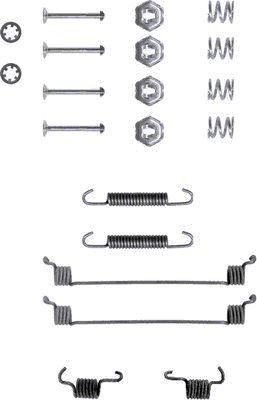 HELLA 8DZ 355 200-071: Kit d'accessoires, mâchoire de frein