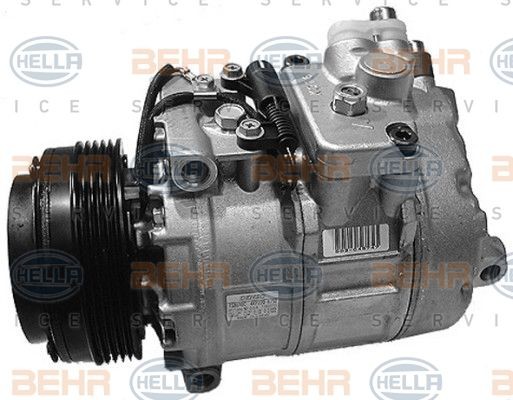 BEHR HELLA SERVICE 8FK 351 176-501: Ilmastoinnin kompressori Tiivisterenkaalla