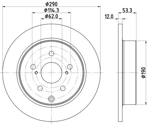 HELLA 8MP 376 808-114: Pompe à eau