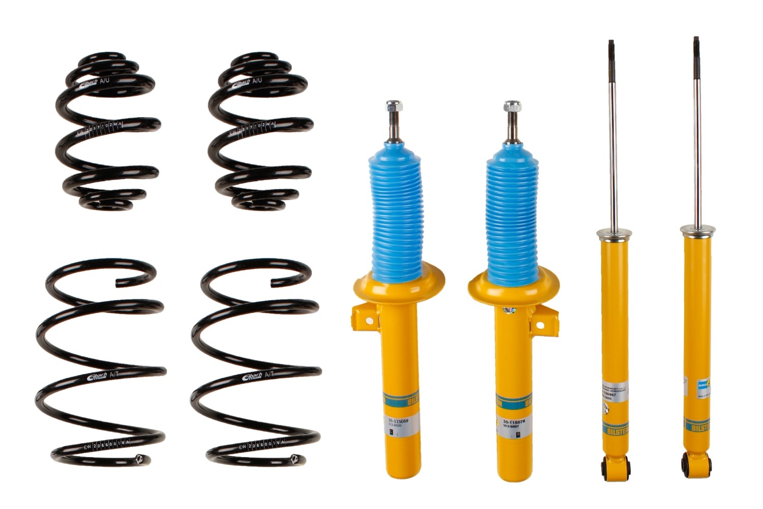 BILSTEIN 46-180018: Stoßdämpfer-Komplettsatz mit Federn - B12 Pro-Kit