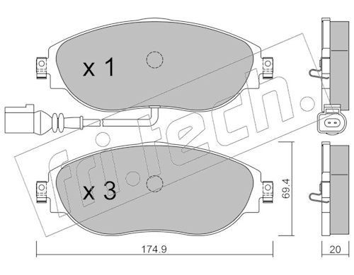 fri.tech. 968.0: Bremseklodser