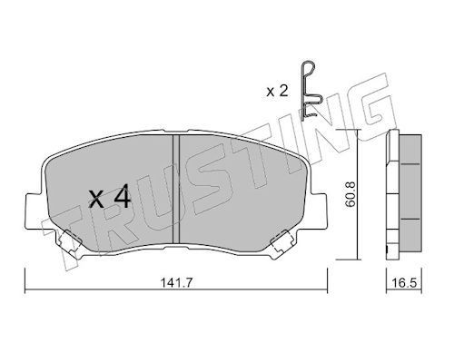 TRUSTING 985.0: Remblokken