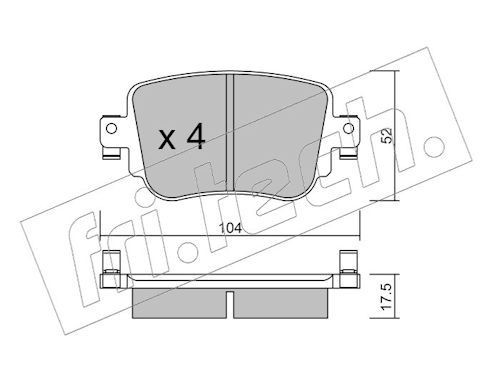 fri.tech. 996.0: Bromsbelägg