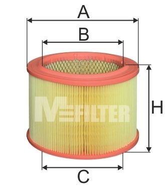 MFILTER A 289: Luftfilter