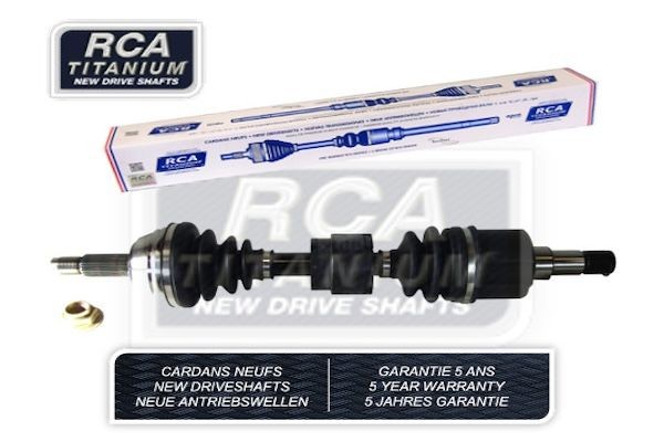 RCA FRANCE AF302N: Aandrijfas Vooras links, 592mm