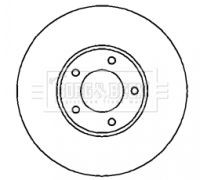 BORG & BECK BBD4275: Remschijf Ø: 302mm, Geventileerd, Ø: 302mm, Gecoat