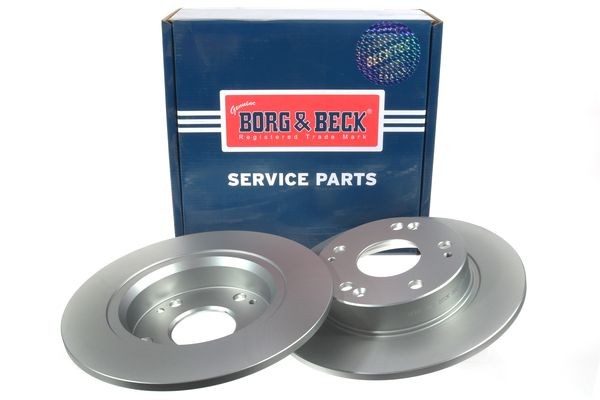 BORG & BECK BBD4598: Bromsskiva Ø: 260mm, full, Ø: 260mm, belagd