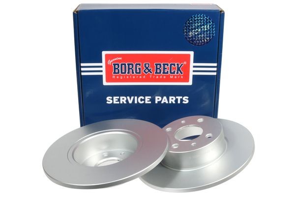 BORG & BECK BBD4880: Bremsscheibe Ø: 252mm, voll, Ø: 252mm, beschichtet