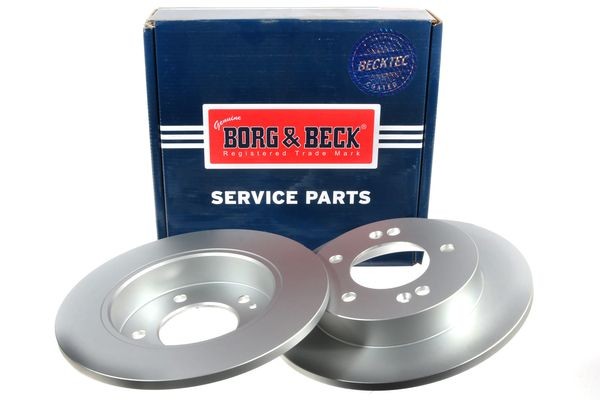 BORG & BECK BBD5174 Bremsscheibe Ø: 257mm, voll, Ø: 257mm, beschichtet