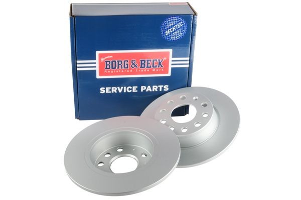 BORG & BECK BBD5200: Bromsskiva Ø: 272mm, full, Ø: 272mm, belagd