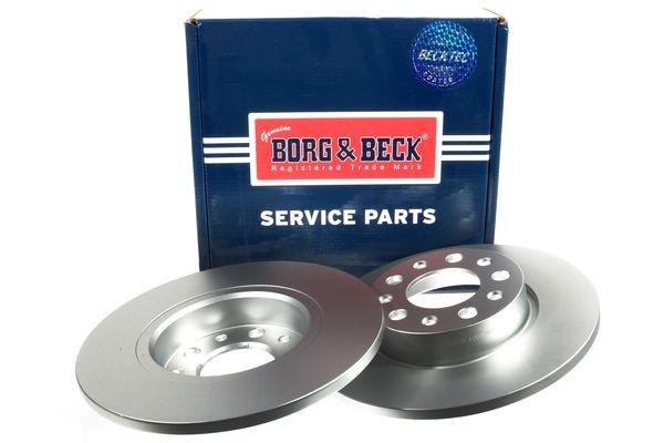 BORG & BECK BBD5204: Bremsscheibe Ø: 278mm, voll, Ø: 278mm, beschichtet