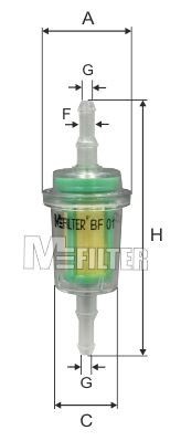 MFILTER BF 01: Palivový filter