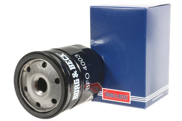 BORG & BECK BFO4003: Oliefilter Met een terugloopbeveiligingskleppen