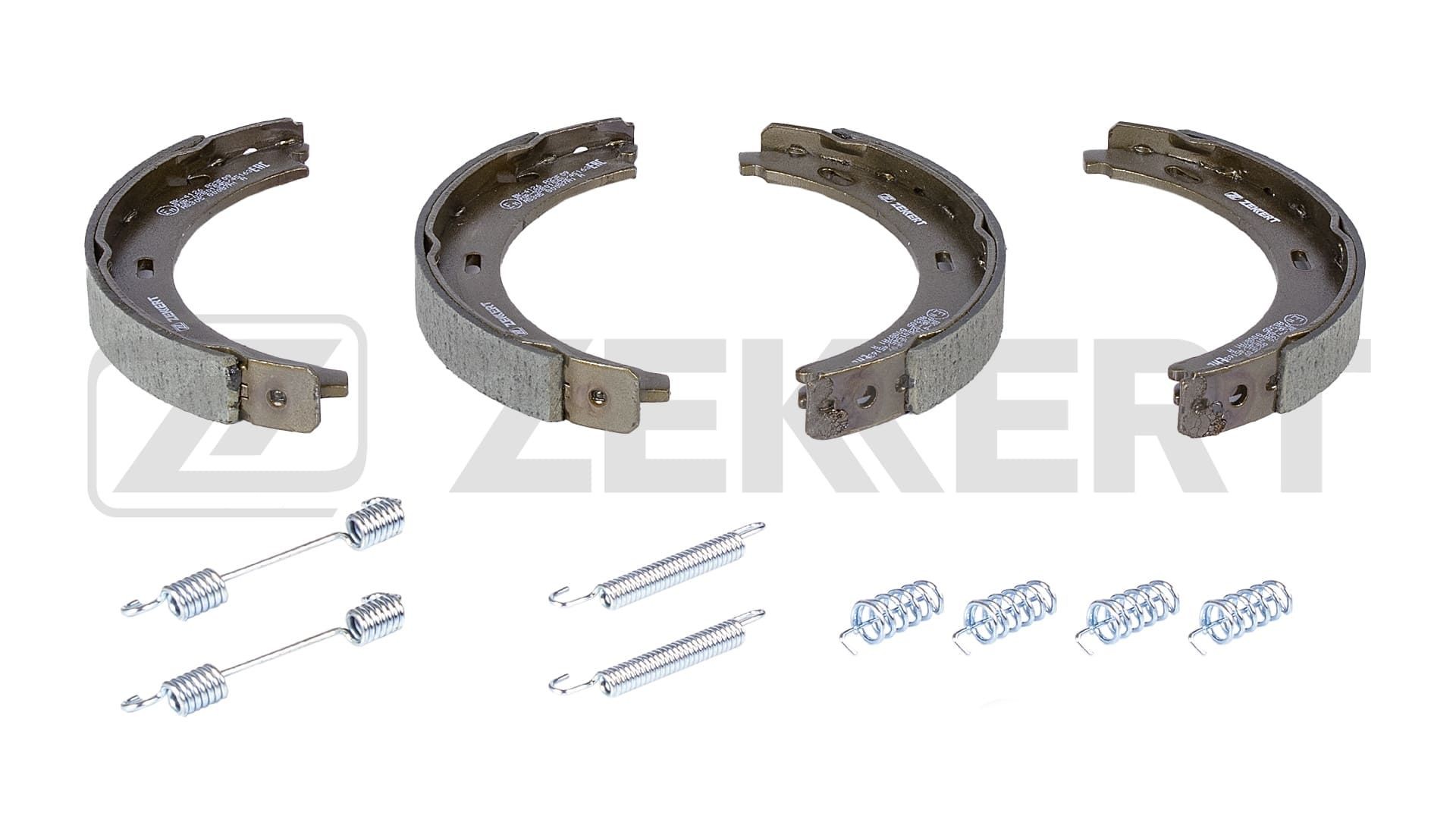 ZEKKERT BK-4126: Bremsebakkesæt bagaksel, med tilbehør